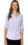 Blank Blue Generation BG6272 Ladies L/S Stripe Shirt